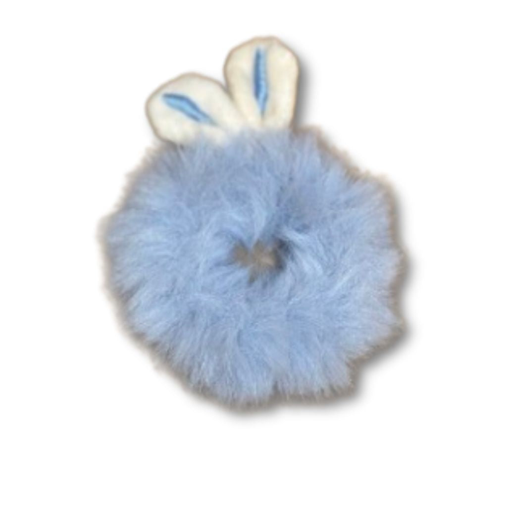 Bunny Ears Scrunchie Blue