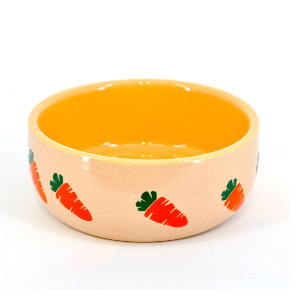 Ceramic Carrot bowl Rabbit Accessory