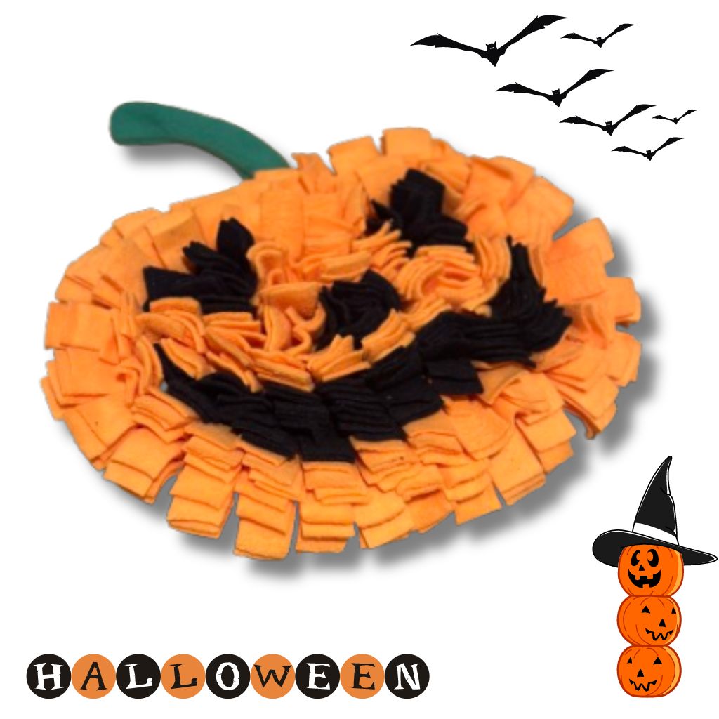 Snuffle Mat Halloween Pumpkin for small animals